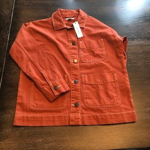 orange denim jacket topshop